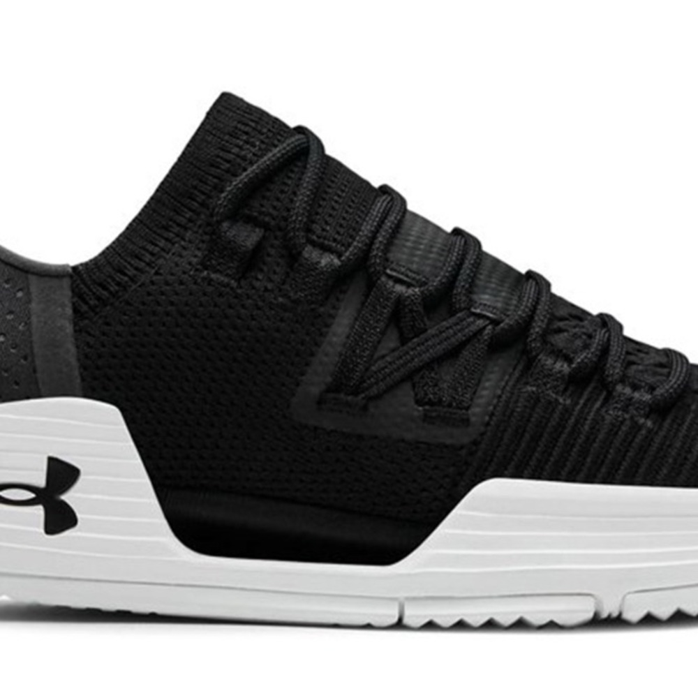 Under Armour Men's Black and White Athletic Shoes